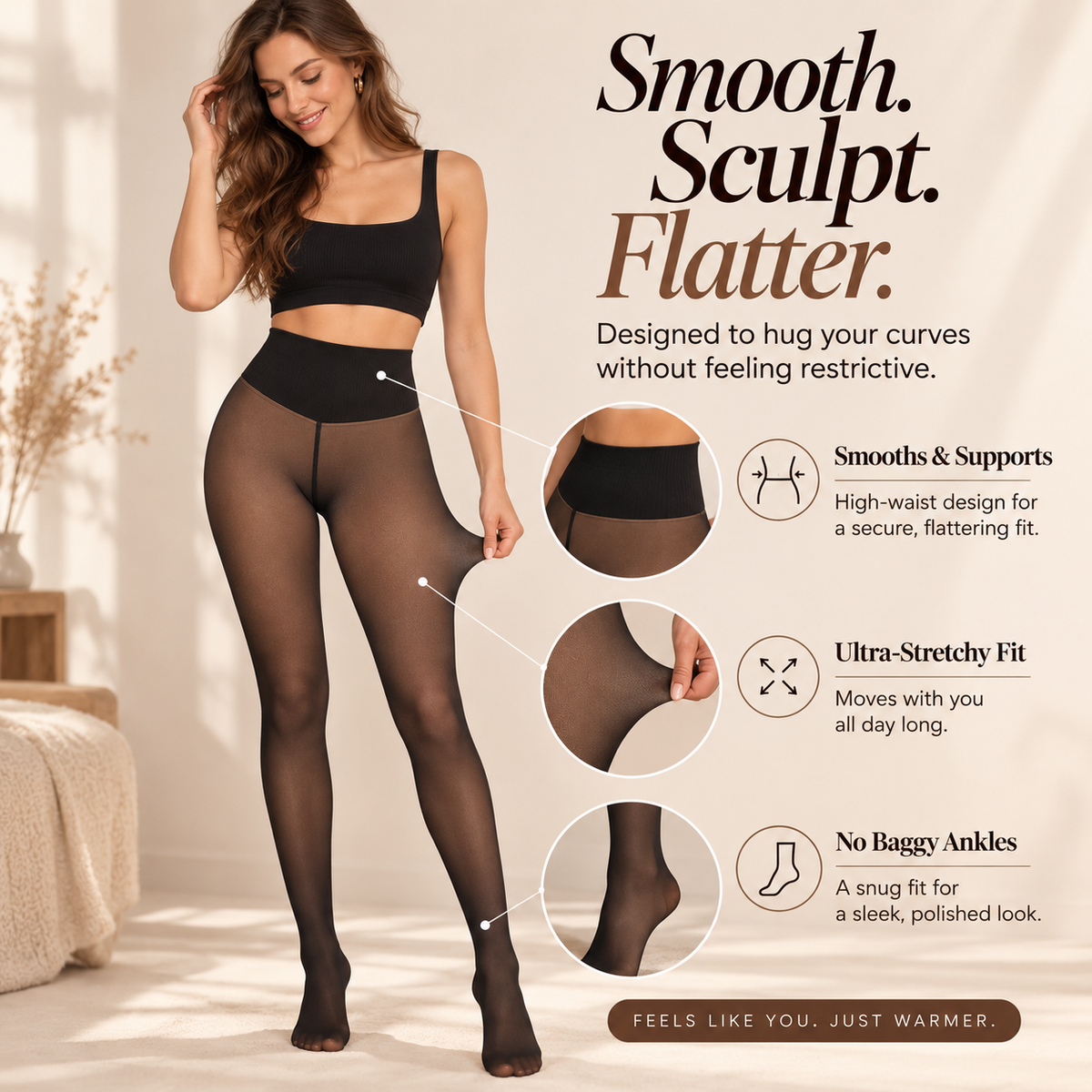 Glomies™ Sheer Fleece Tights