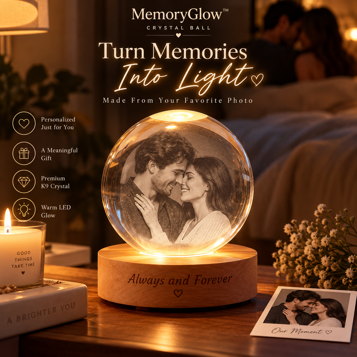 MemoryGlow™ Crystal Ball