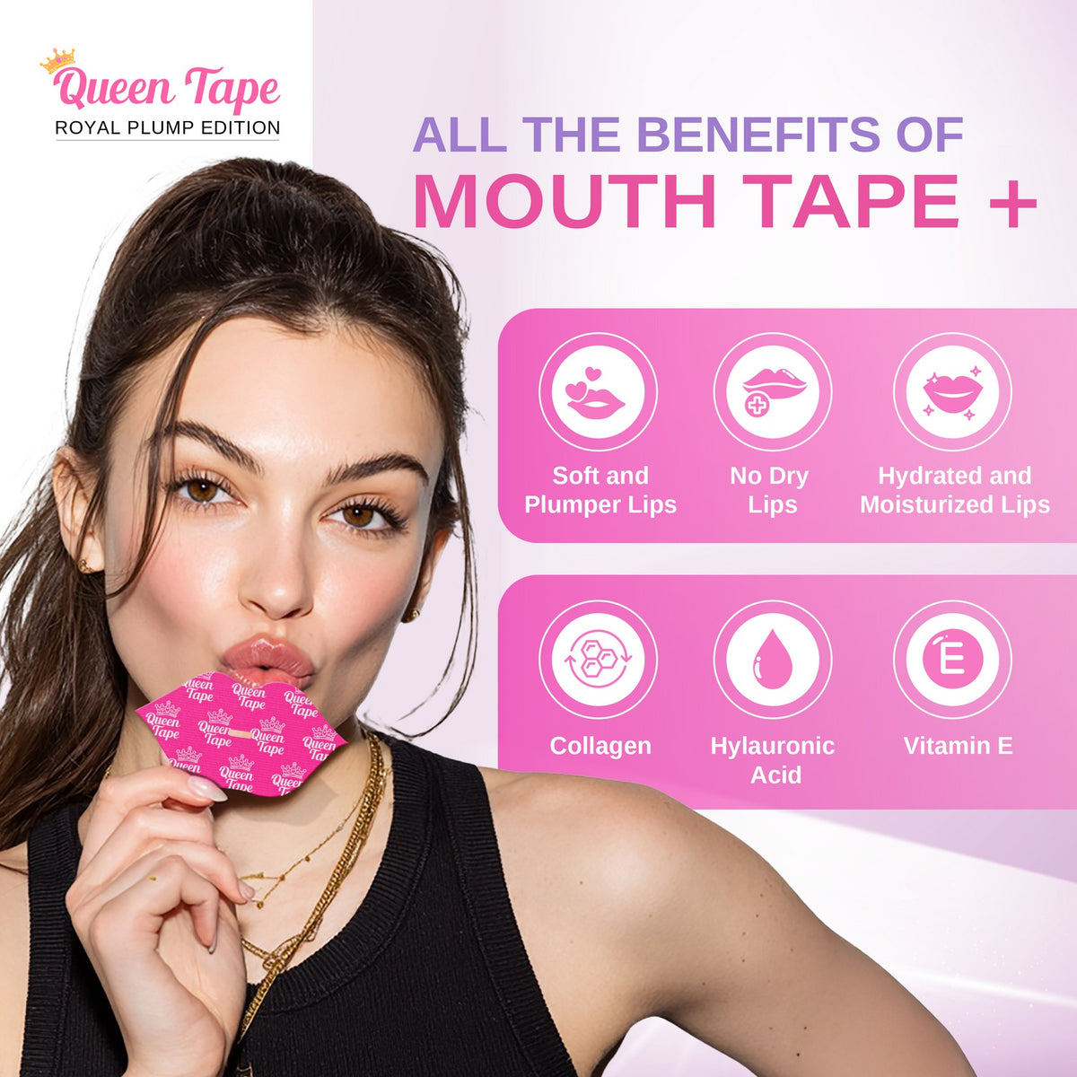Queen Tape™ - Hydrating Collagen Mouth Tape
