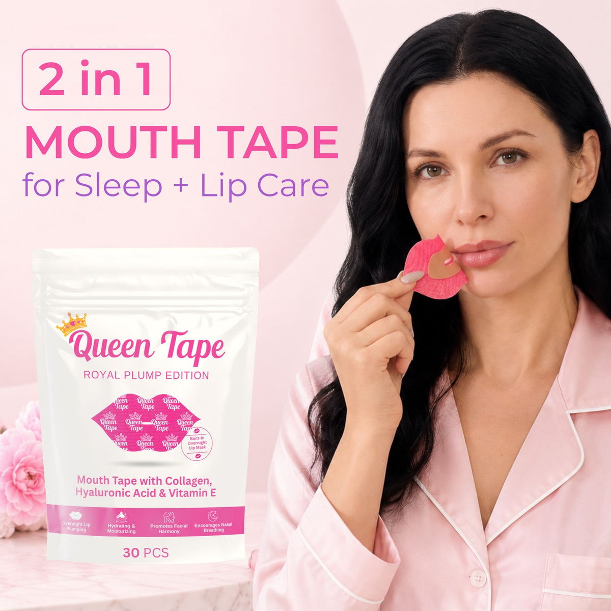 Queen Tape™ - Hydrating Collagen Mouth Tape