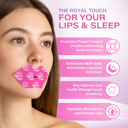 Queen Tape™ - Hydrating Collagen Mouth Tape